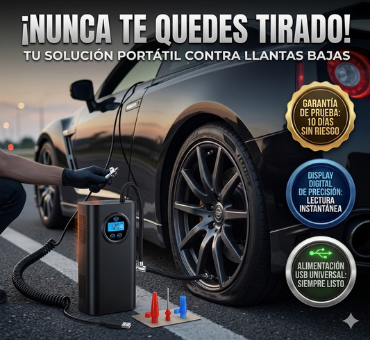 Compresor(Inflador) Portátil Recargable USB