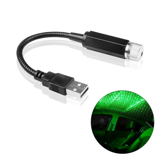Proyector LED Galaxy para Techo de Auto USB